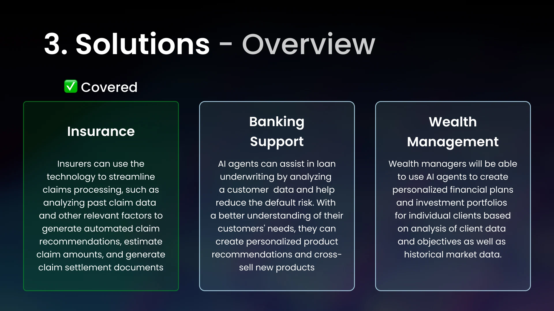 Slide 8 - Core Solutions