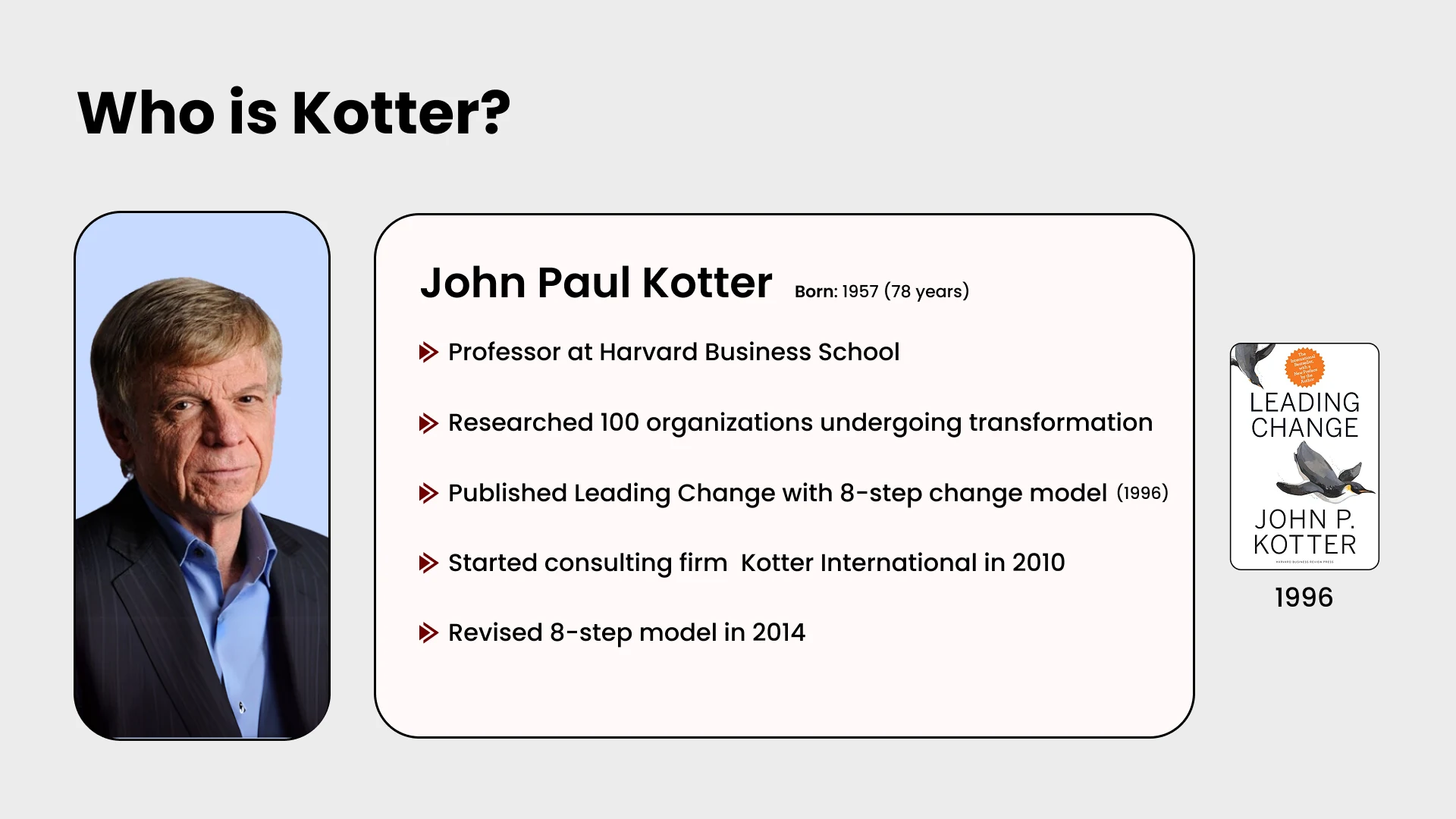Slide 2 - Who is Kotter?