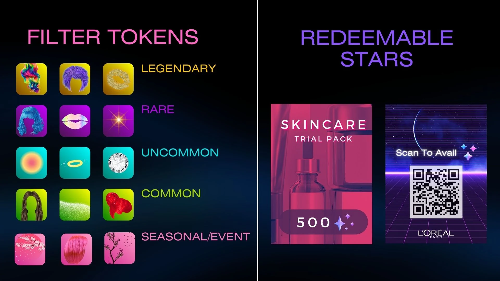 Slide 5 - Filter Rarity & Rewards