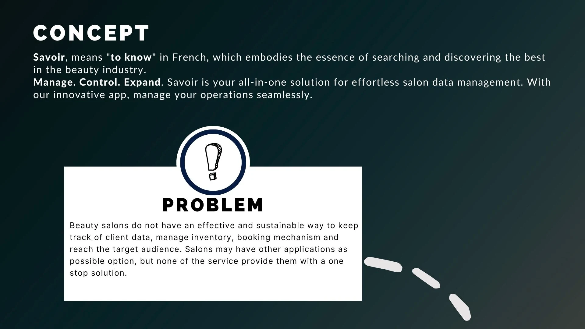 Slide 49 - Salon Problem