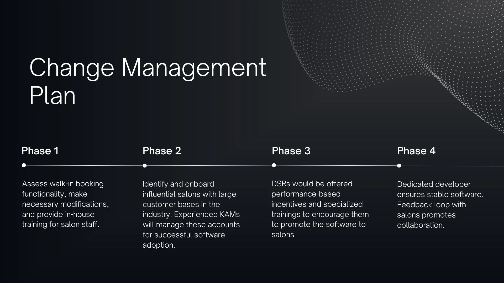 Slide 59 - Change Management Plan 1