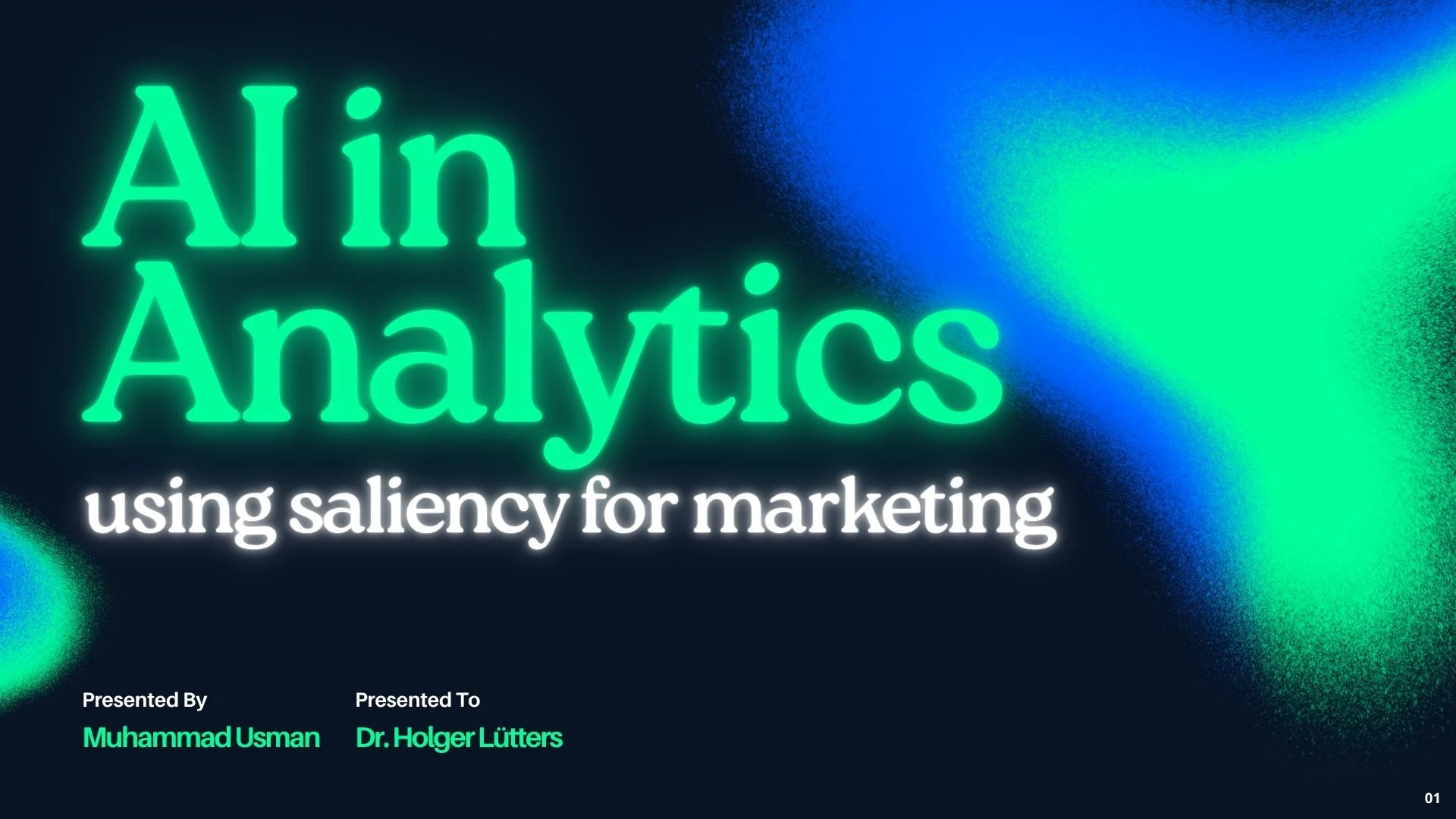 Slide 1 - Title Page