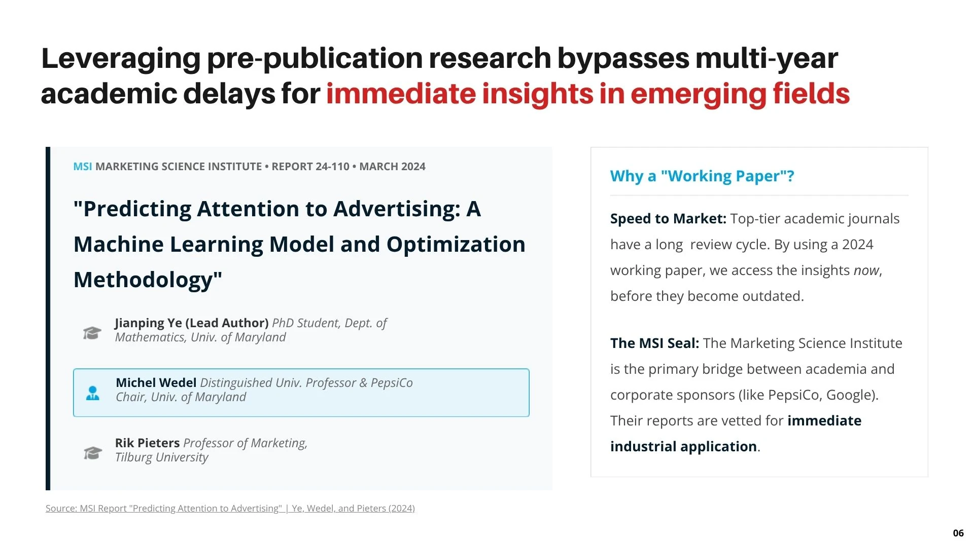 Slide 6 - Working Paper Overview